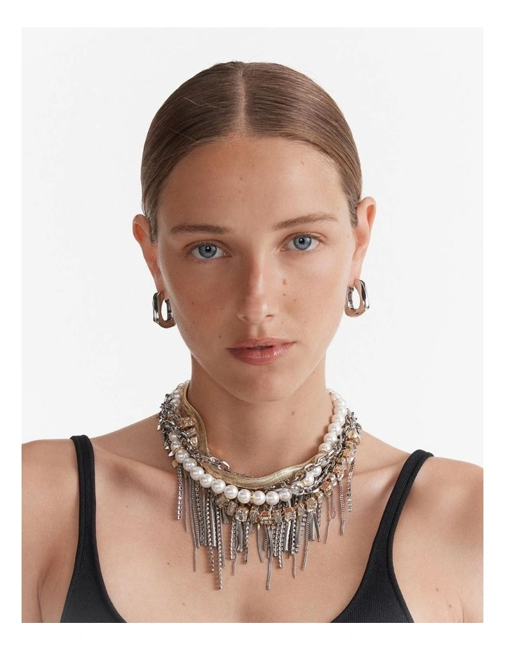 Ballroom Blitz Necklace in Silver