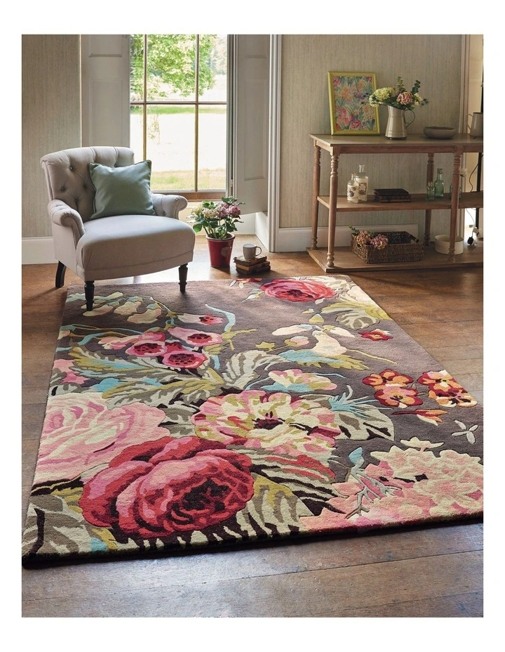 Sanderson Stapleton Park 45302 Rosewood Rug