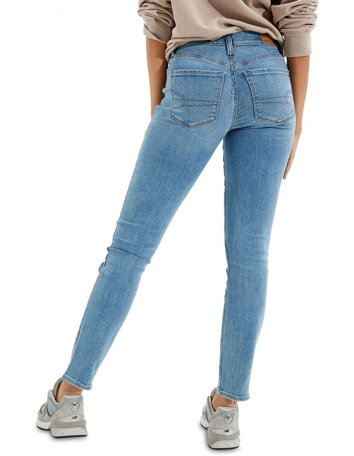 Next Level Low-Rise Skinny Jeans in Skylight