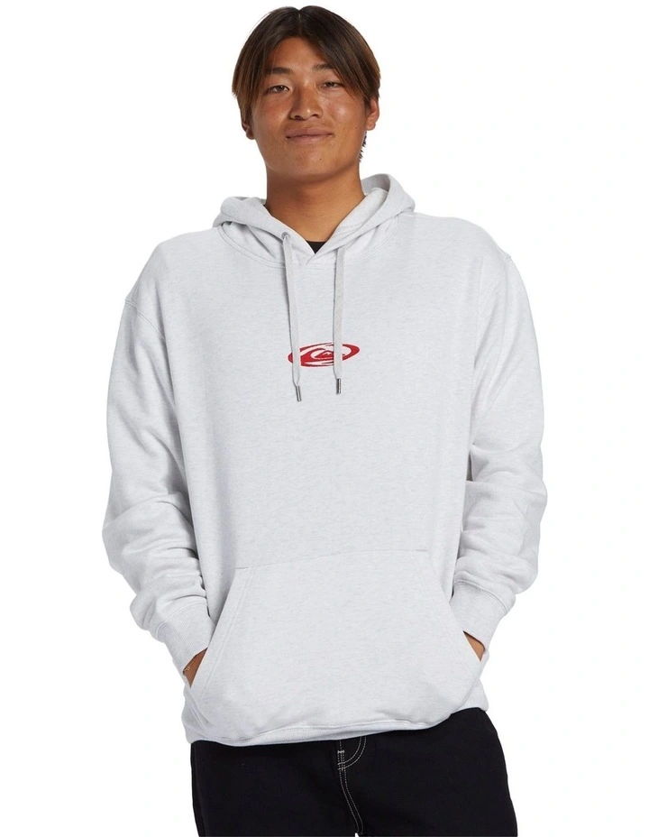 Saturn Pullover Hoodie in White Marble Heather