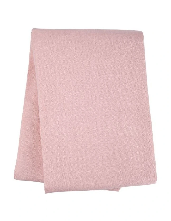 Cotton Classics Rectangle Tablecloth 300x150cm in Rose