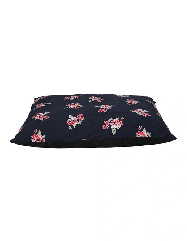 Washable Removable Cover Cushion Calming Pet Bed M in Navy