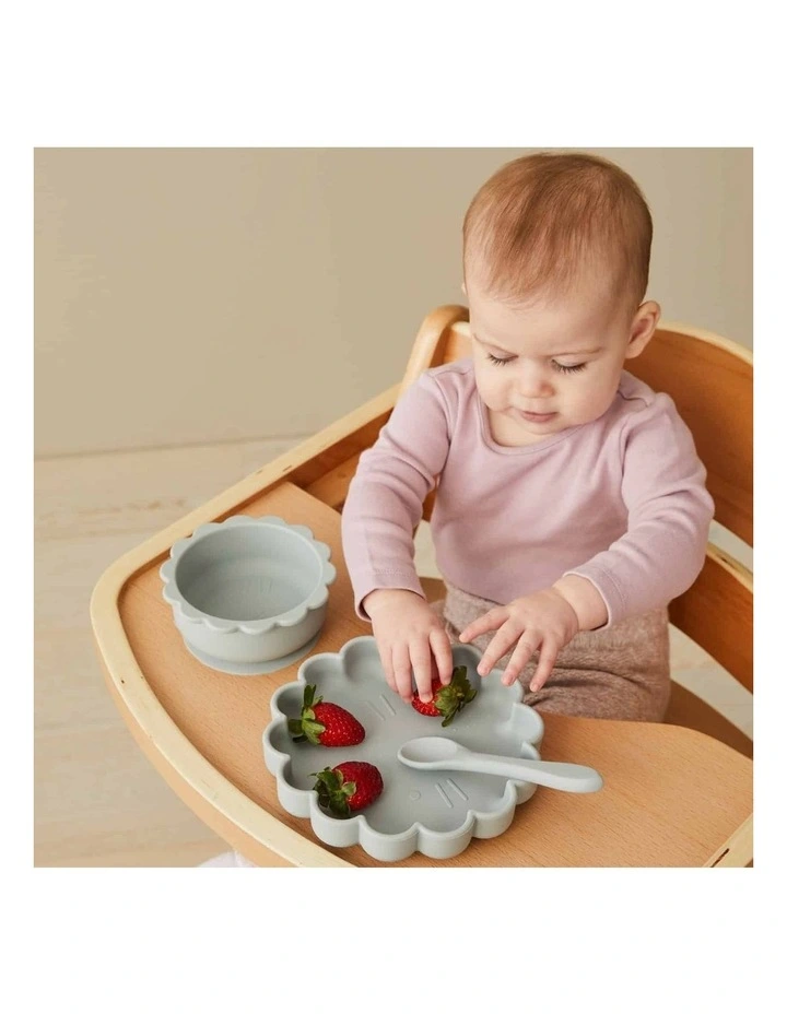 Henny Silicone Dining Set 18cm in Steele