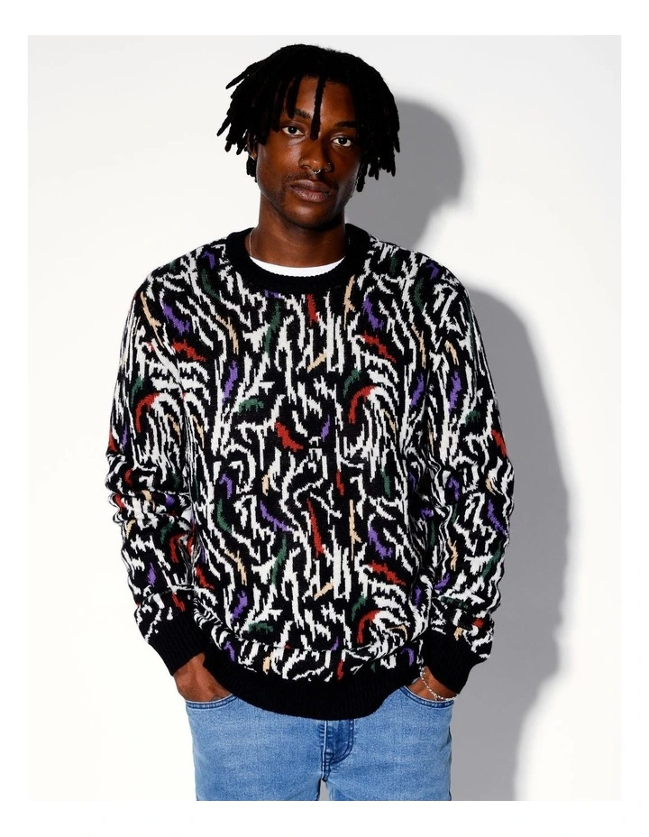 The Purge Pullover Knit in Multicolour