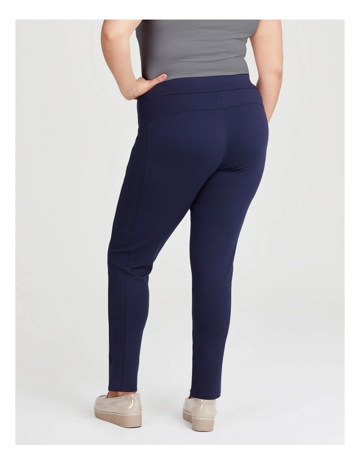 Tall Ponte Fundamental Pant in Dark Indigo