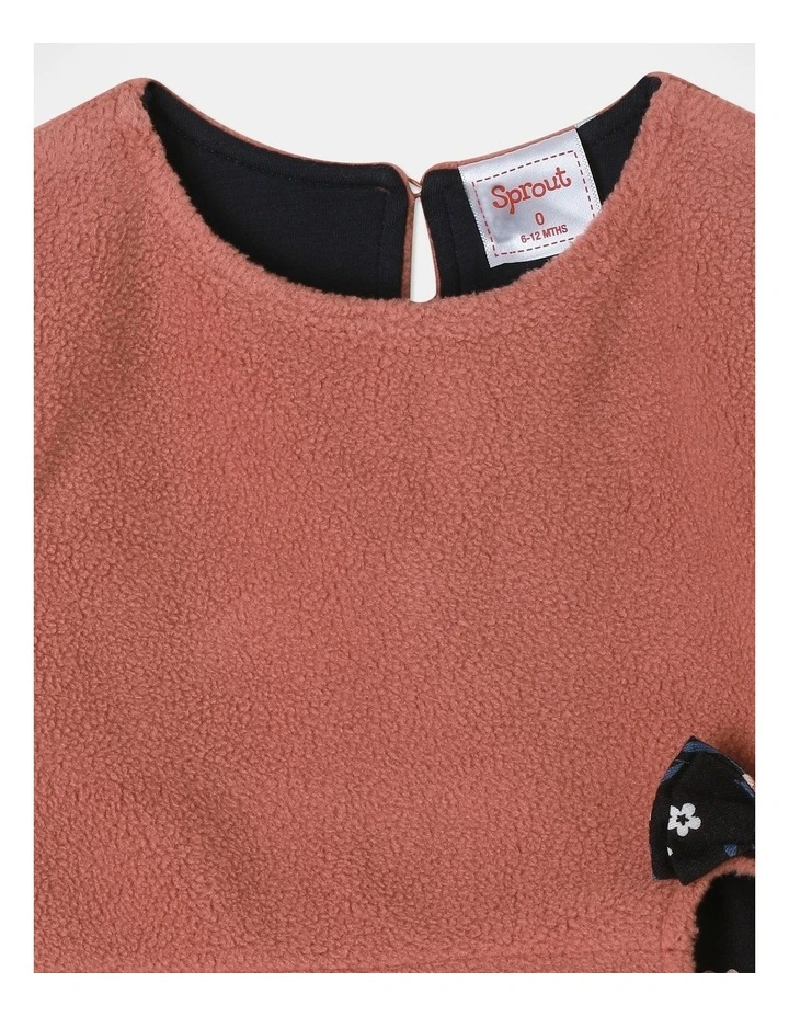 Mock Top Dress in Mocha