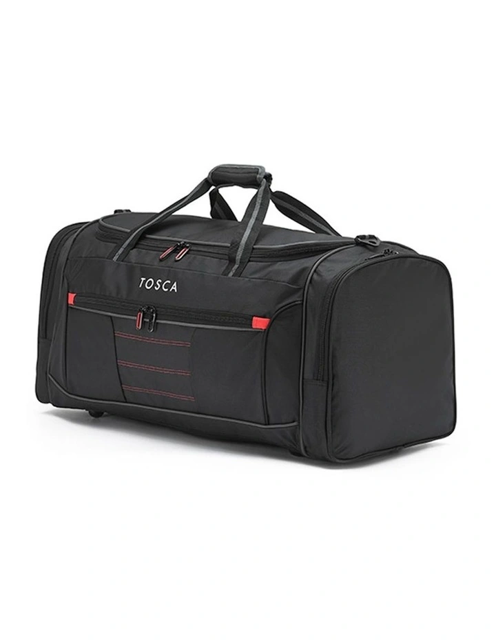 Tosca Medium Sports Duffle Carry Bag 70x34cm in Black