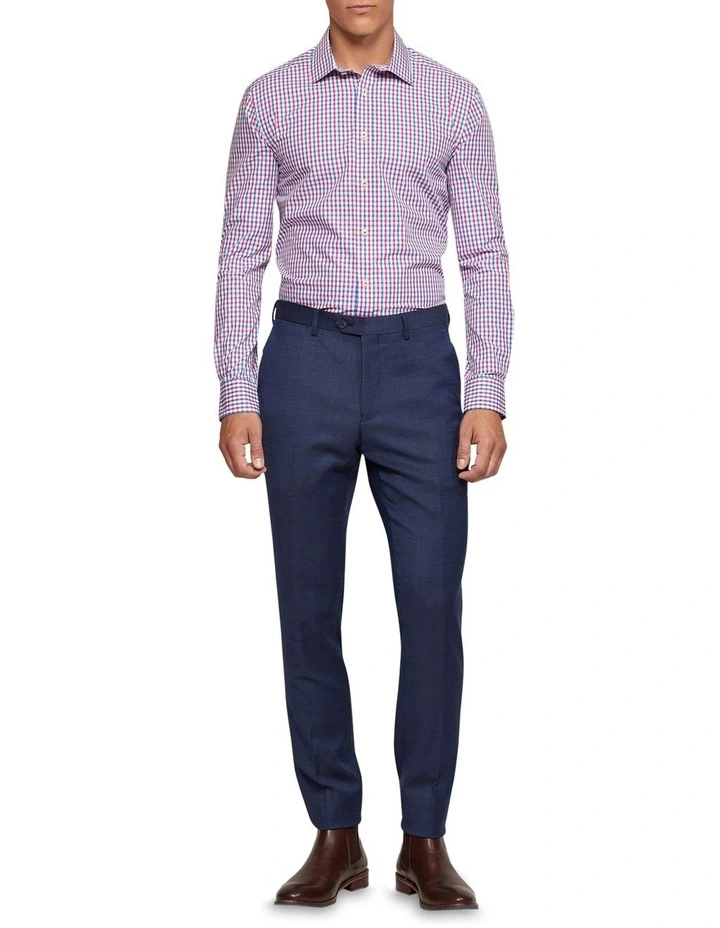 Beckton Check Shirt in Blue/Pink
