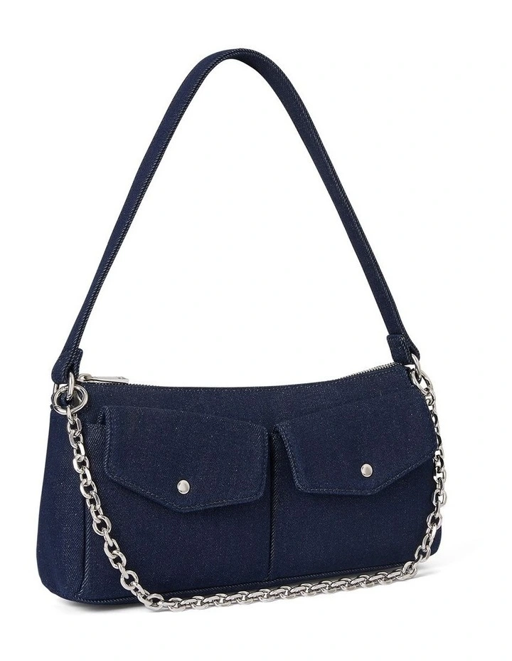 Ulla Denim Shoulder Bag in Indigo
