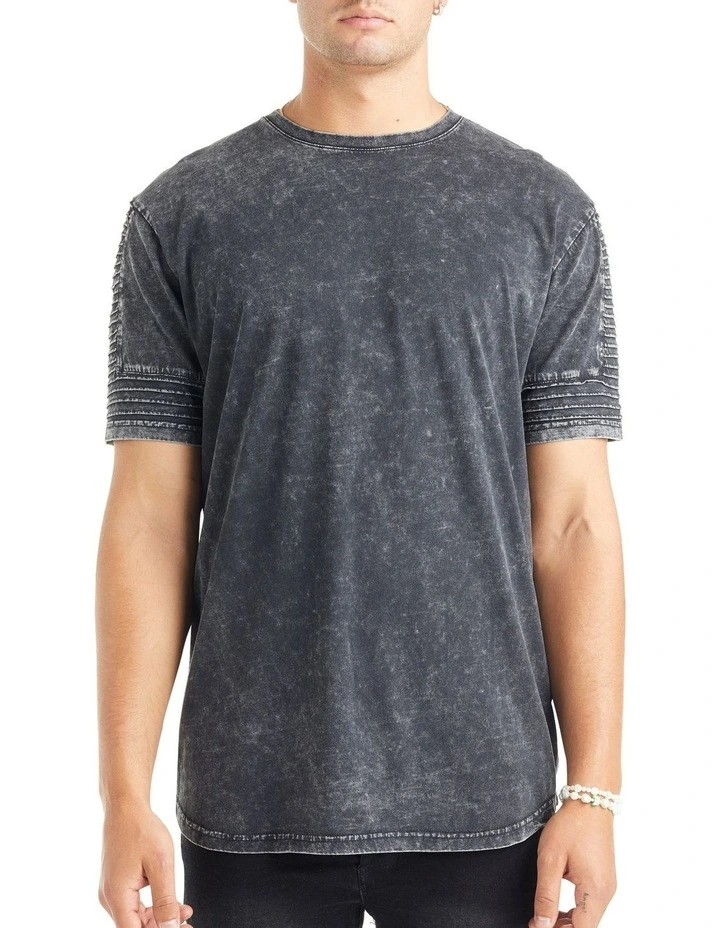 The Maverick Tee in Vintage Black