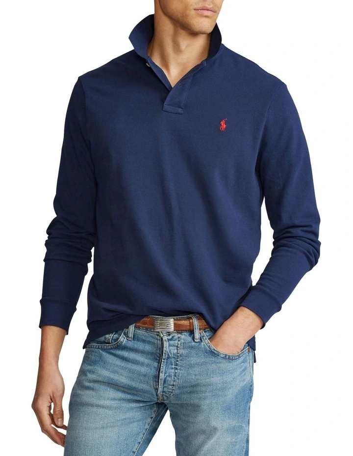 Custom Slim Fit Mesh Polo Shirt
