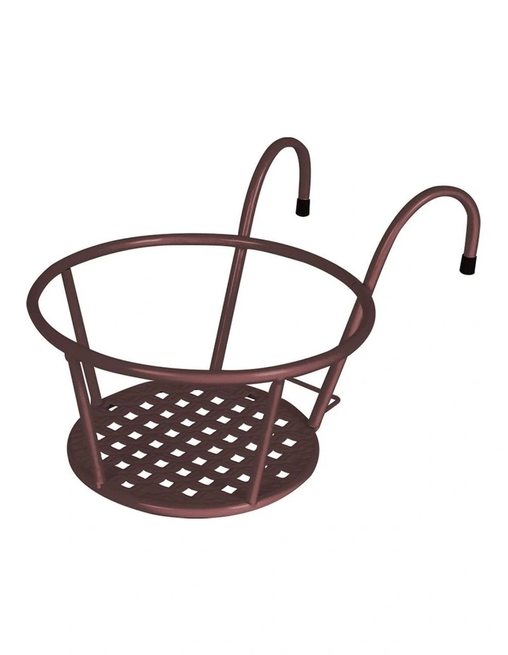 Flower Holder Hanging Pot Basket in Brown
