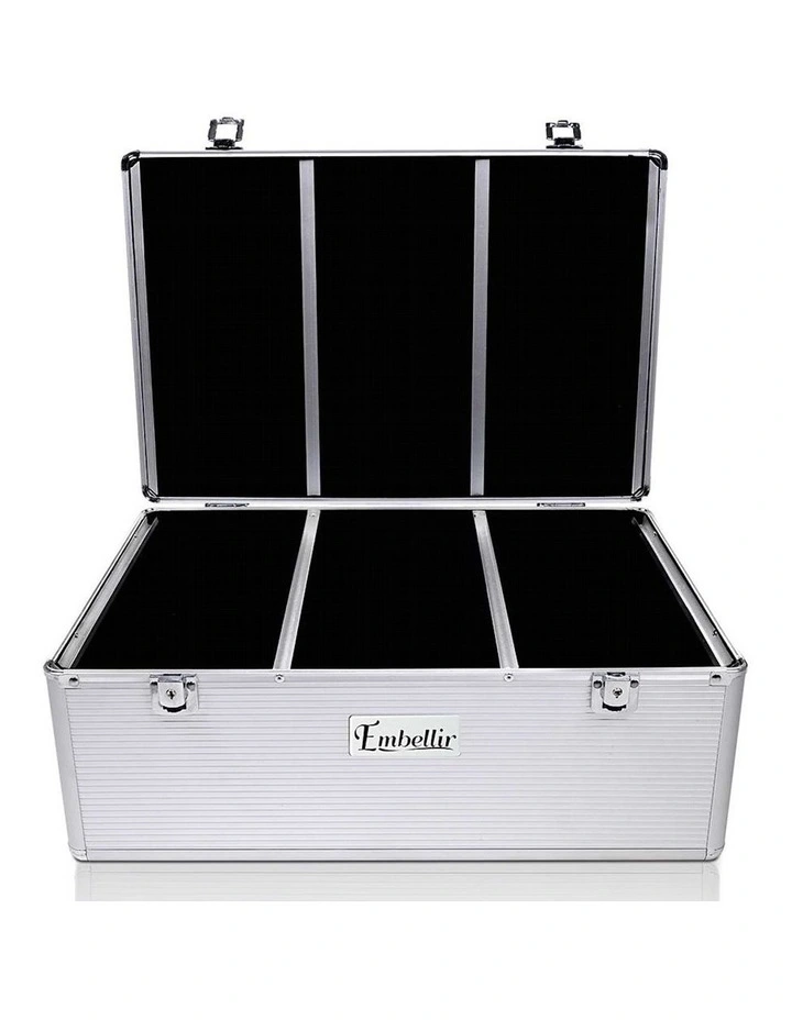 CD/DVD Cases Storage Box 500 Discs in Silver