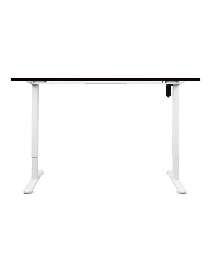 Motorised Height Adjustable Standing Desk 140cm in Walnut