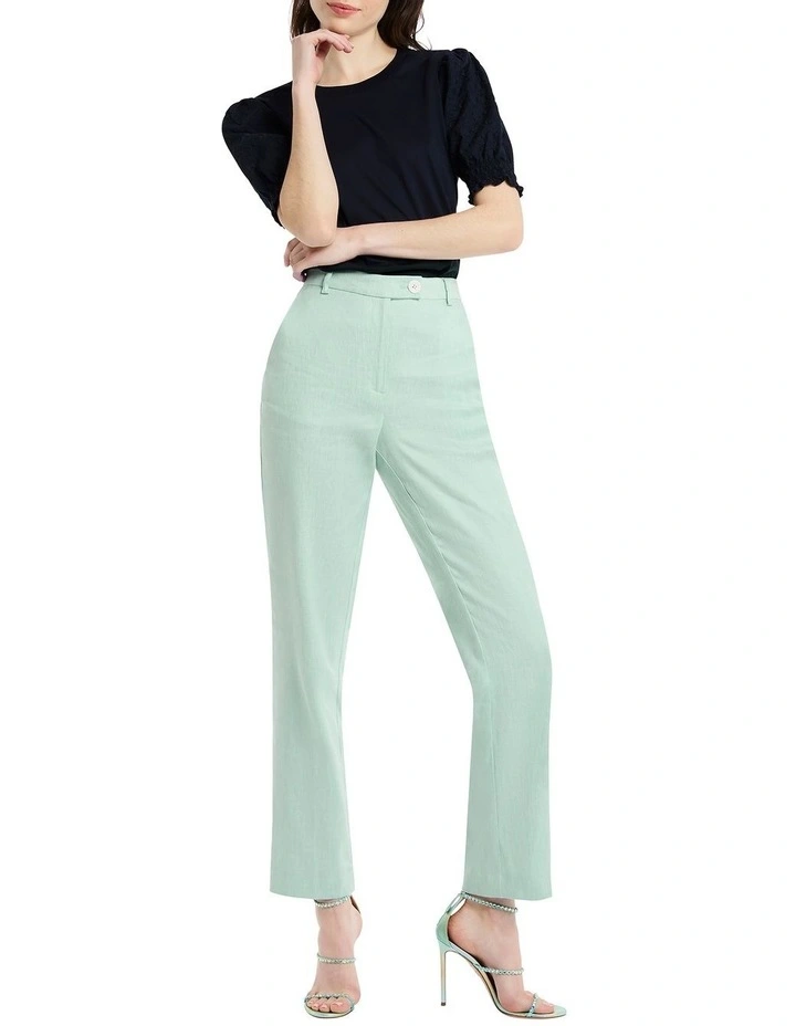Leaf To Paradise Pant in Gum Leaf Green