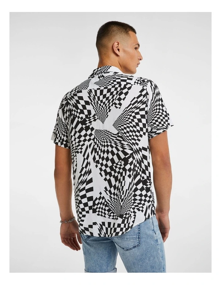 Device Check Shirt in Black