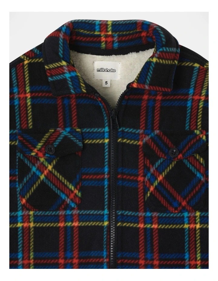 Polar Fleece Shacket in Teal