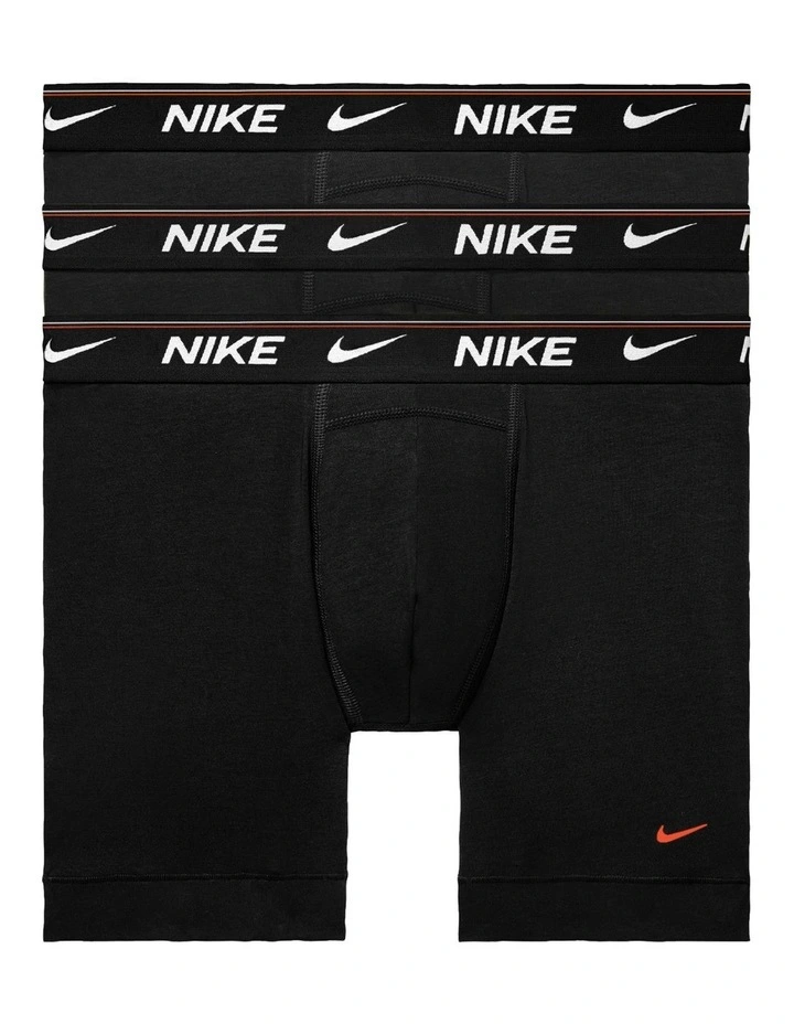 Micro Trek Boxer Briefs 3 Pack in Black