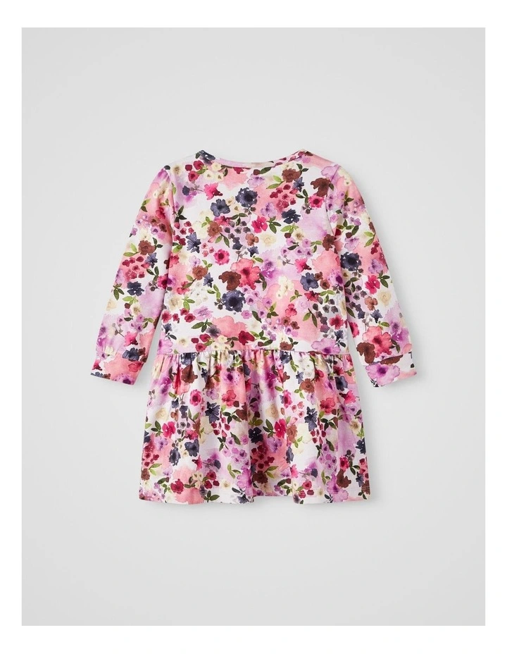 Kate Floral Dress in Orchid Hush