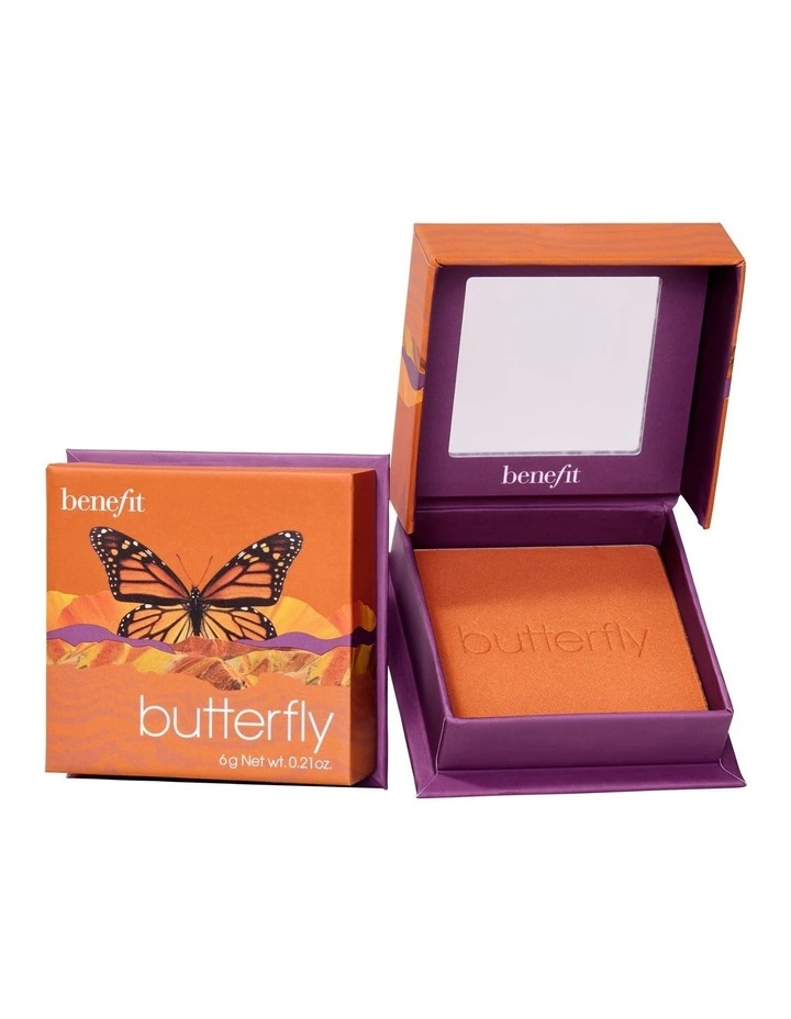 Butterfly Golden Orange Blush