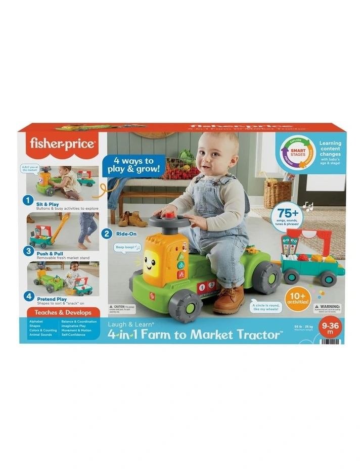 Laugh & Learn 4-in-1 Farm To Market Tractor