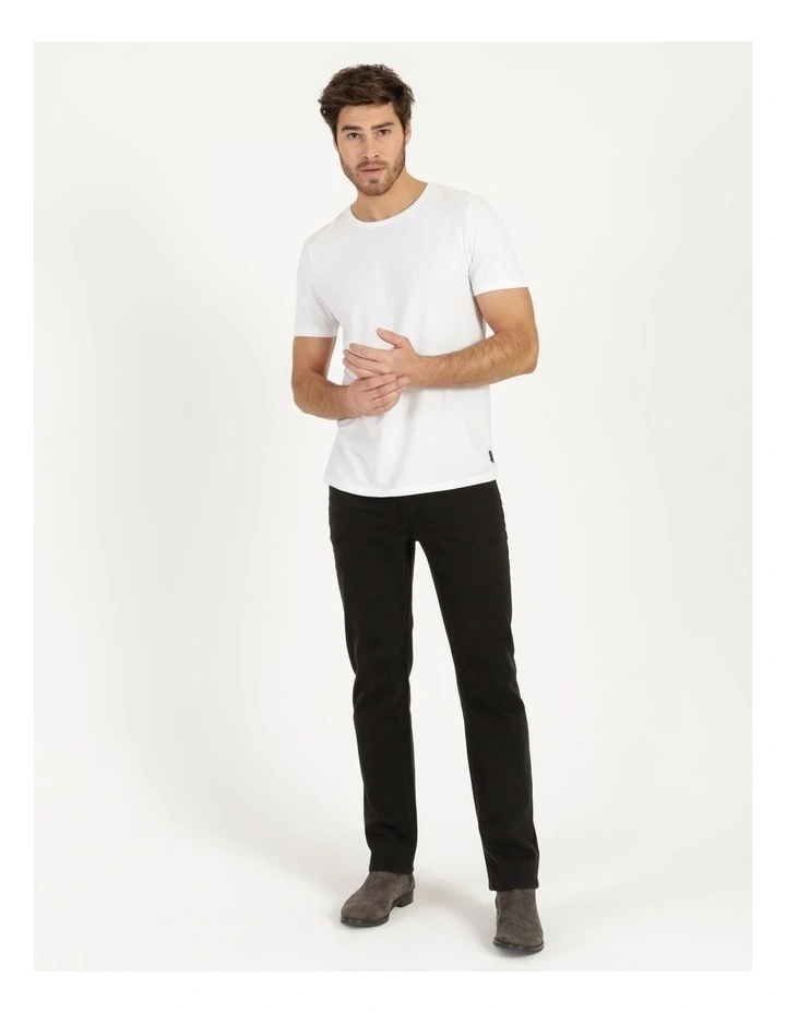 Dylan Regular Straight Jean Size 30 Leg Length in Black