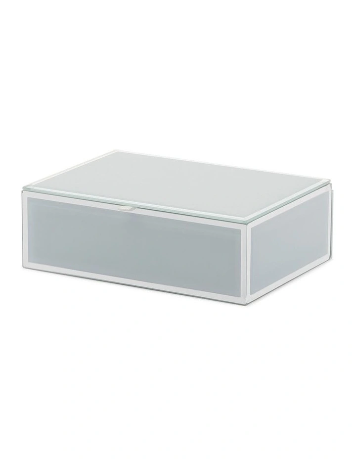 SARA Medium Jewellery Box in Pale Blue