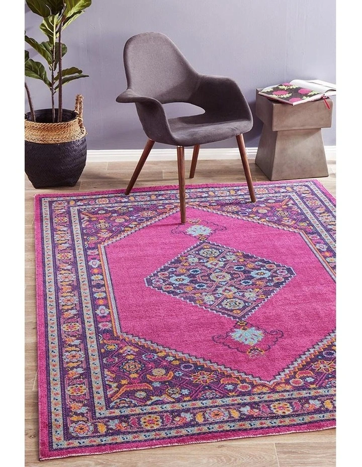 Eternal Whisper Diamond Pink Rug