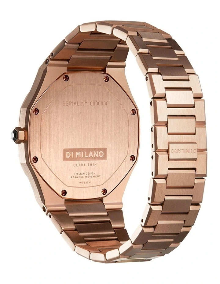 Ultra Thin Bracelet 40mm Rose Gold Watch