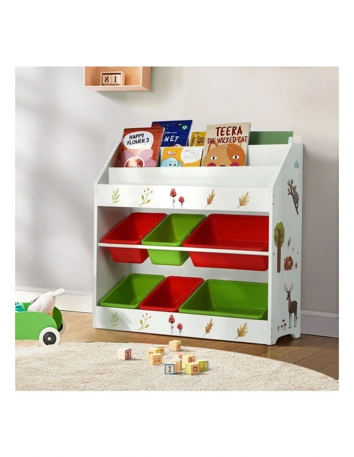 Kids Bookshelf Storage Organiser
