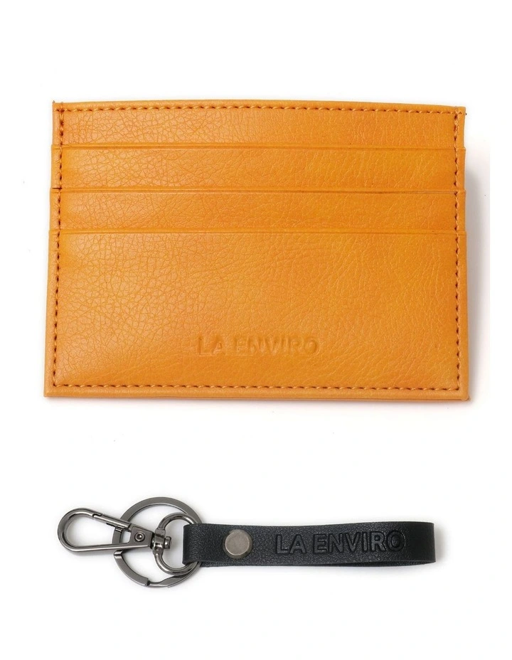 Avoca Minimalist Card Holder in Orange