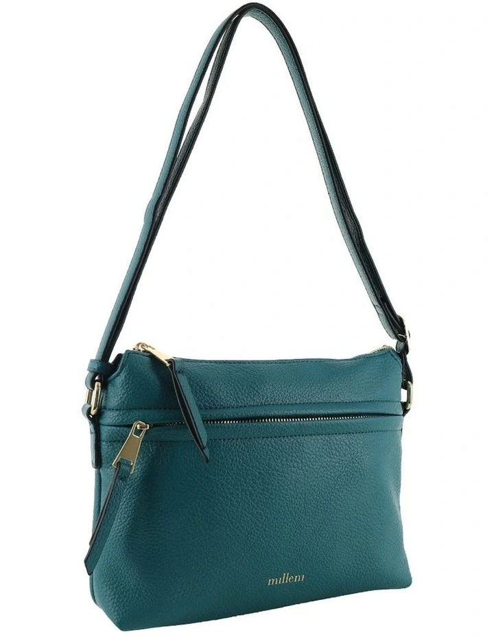 Fashion Crossbody Bag with Internal Pocket in Green