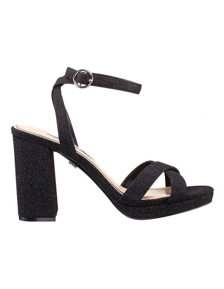 Shelia Sandals in Black Fantasy Net