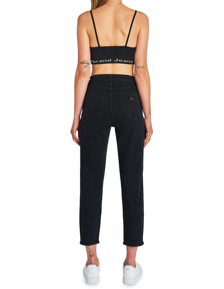 A 94 High Slim Jean in Black