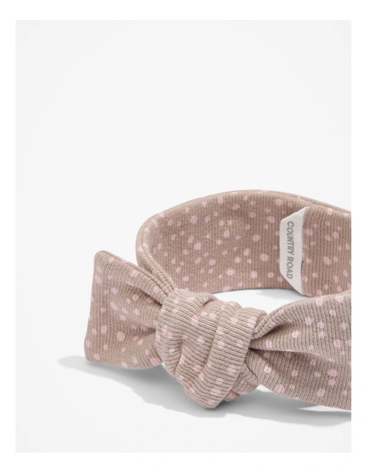Rib Headband in Mushroom Spot