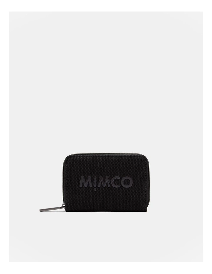 Patch Medium Wallet in Black Gunmetal