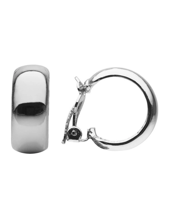 Classic Silver Hoop Earrings