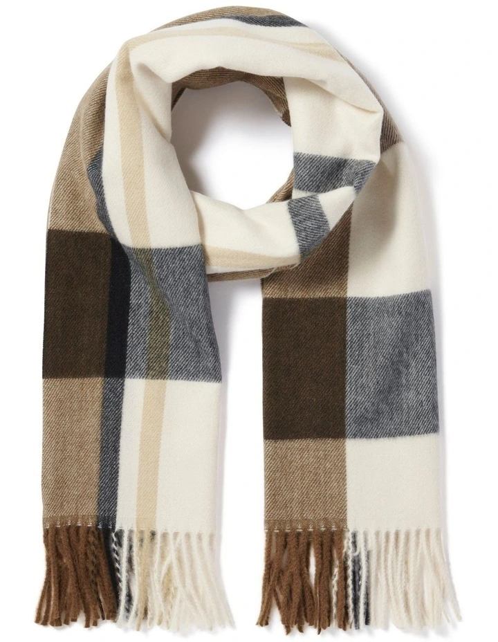 Ada Check Scarf in Multi