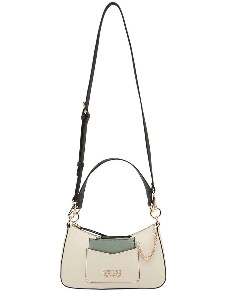 Gabbi Mini Top Zip Bag in Stone