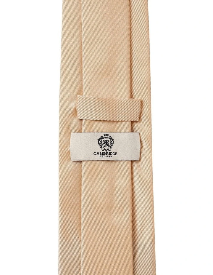 Formal Silk Tie in Gold