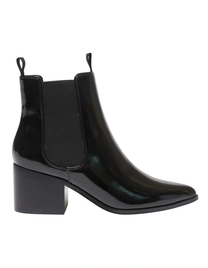 Faller Boots In Black Hi Shine