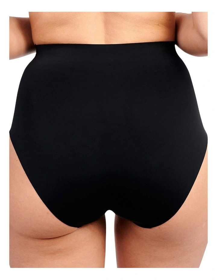 Perfect Touch Seamless High Waist Shaping Brief in Black