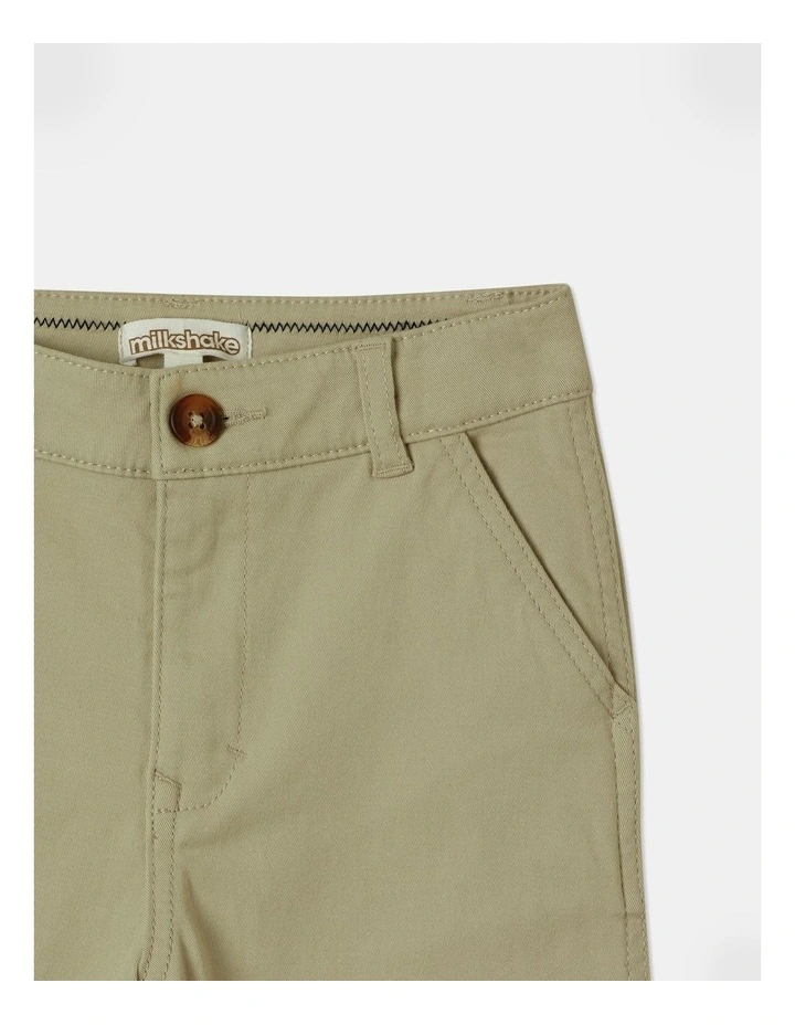 5 Pocket Chino Pant (3-8 Years) in Stone