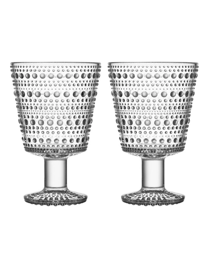 Kastehelmi Set of 2 Universal Glass Clear