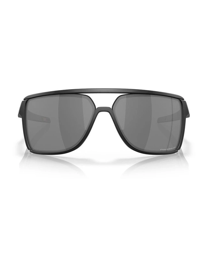 Castel Polarised Sunglasses in Matte Black Ink