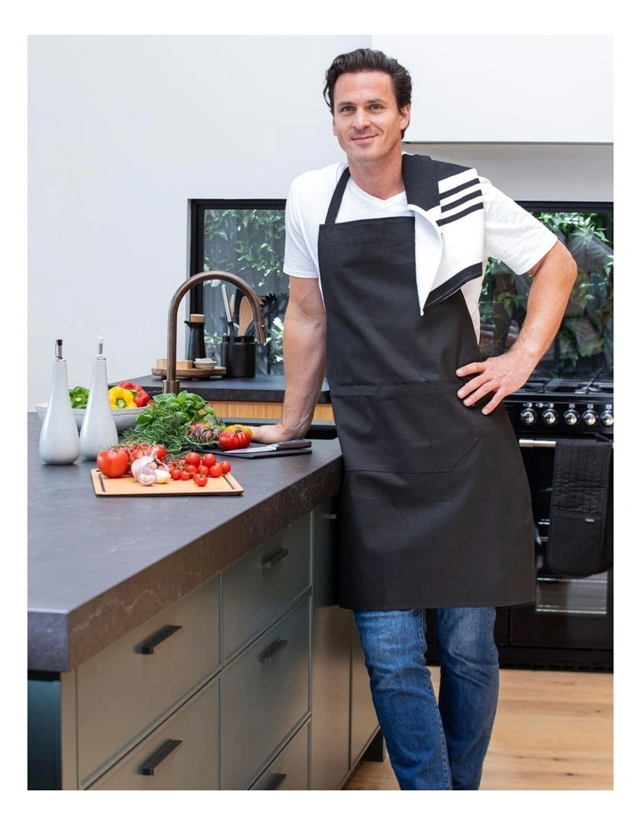 Lennox 2pack Kitchen Towel in Jumbo Black