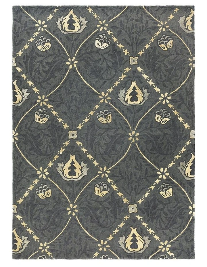 Morris & Co Pure Trellis 029105 Black Ink