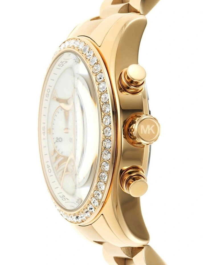 MK7241 Lexington Chronograph Watch in Gold-Tone