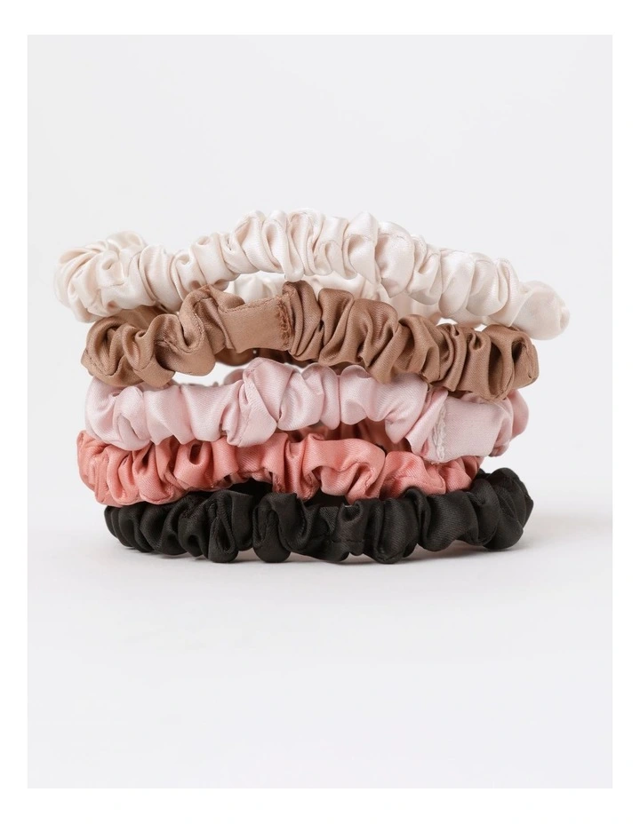 Scrunchie 5 Pack in Assorted