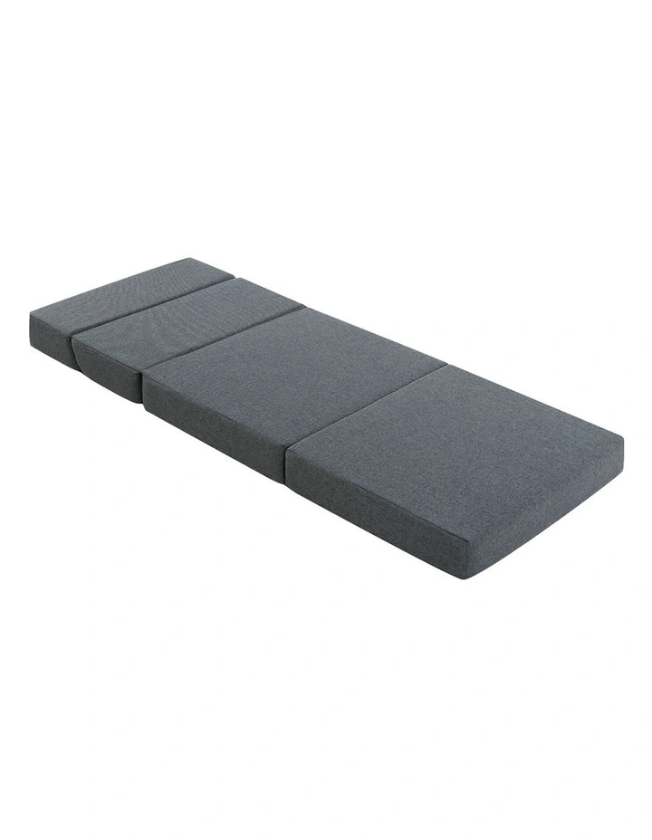 Foldable Foam Mattress in Grey